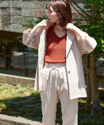 natural couture | 綿麻シャツジャケット(テーラードジャケット)