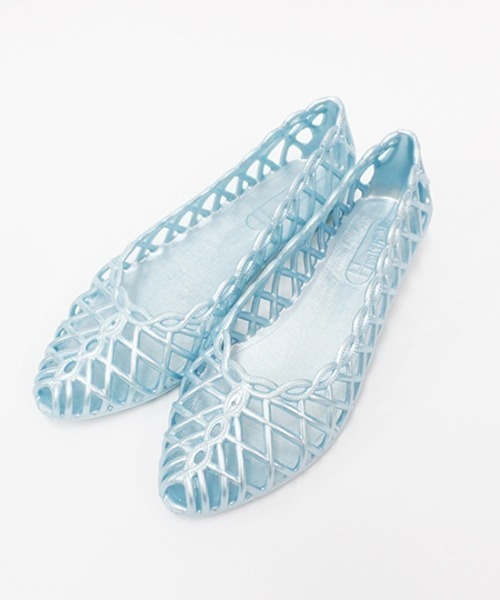 Casselini（キャセリーニ）の「【直営店限定】Casselini(キャセリーニ)ポケッターシューズ（サンダル・レディース・クリア/サックスブルー/ピンク/ゴールド/イエロー/ブルー・M/L/S/LL）」の17枚目の写真