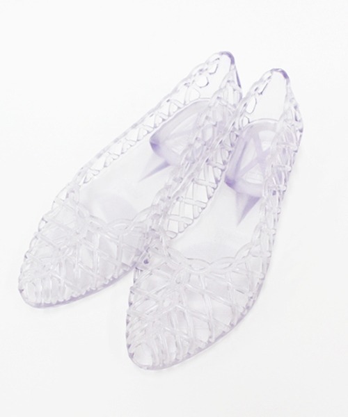 Casselini（キャセリーニ）の「【直営店限定】Casselini(キャセリーニ)ポケッターシューズ（サンダル・レディース・クリア/サックスブルー/ピンク/ゴールド/イエロー/ブルー・M/L/S/LL）」の13枚目の写真