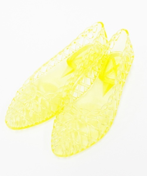 Casselini（キャセリーニ）の「【直営店限定】Casselini(キャセリーニ)ポケッターシューズ（サンダル・レディース・クリア/サックスブルー/ピンク/ゴールド/イエロー/ブルー・M/L/S/LL）」の14枚目の写真