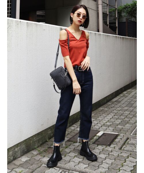 EMODA(エモダ)の「サイドゴアバルキーシューズ(ブーツ・レディース・ブラック・SMALL/MEDIUM/LARGE)」の3枚目の写真