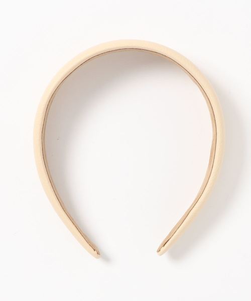 apres jour（アプレジュール）の「【apres jour×ARIAZ】フェイクレザーカチューシャ（カチューシャ・レディース・ブラック/アイボリー/キャメル/ベージュ/ダークブラウン・FREE）」の7枚目の写真