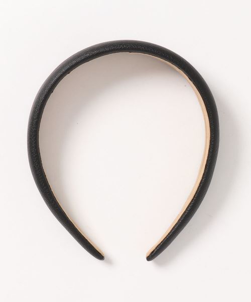 apres jour（アプレジュール）の「【apres jour×ARIAZ】フェイクレザーカチューシャ（カチューシャ・レディース・ブラック/アイボリー/キャメル/ベージュ/ダークブラウン・FREE）」の10枚目の写真
