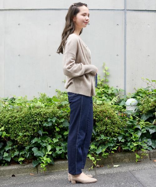 flower(フラワー)の「フラッフニットカーディガン(カーディガン/ボレロ・レディース・ブラウン/グレー/ピンク/ブルー/アイボリー・FREE)」の7枚目の写真