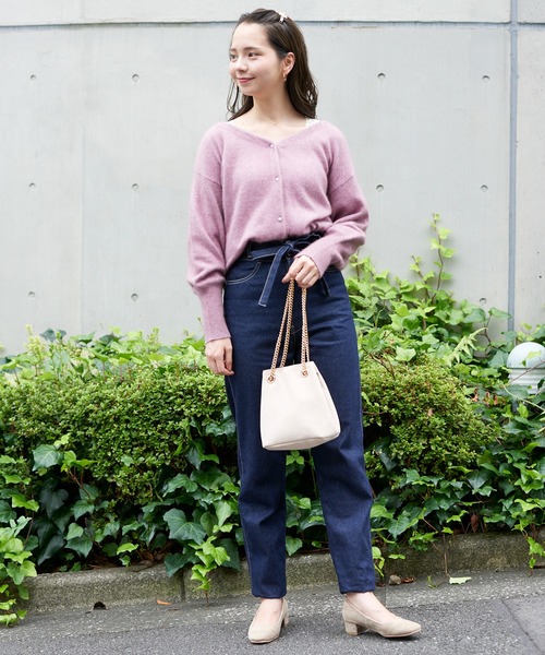 flower(フラワー)の「フラッフニットカーディガン(カーディガン/ボレロ・レディース・ブラウン/グレー/ピンク/ブルー/アイボリー・FREE)」の10枚目の写真