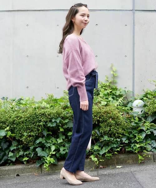 flower(フラワー)の「フラッフニットカーディガン(カーディガン/ボレロ・レディース・ブラウン/グレー/ピンク/ブルー/アイボリー・FREE)」の11枚目の写真