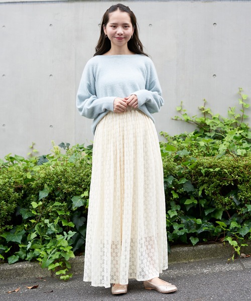 flower(フラワー)の「フラッフニットカーディガン(カーディガン/ボレロ・レディース・ブラウン/グレー/ピンク/ブルー/アイボリー・FREE)」の14枚目の写真