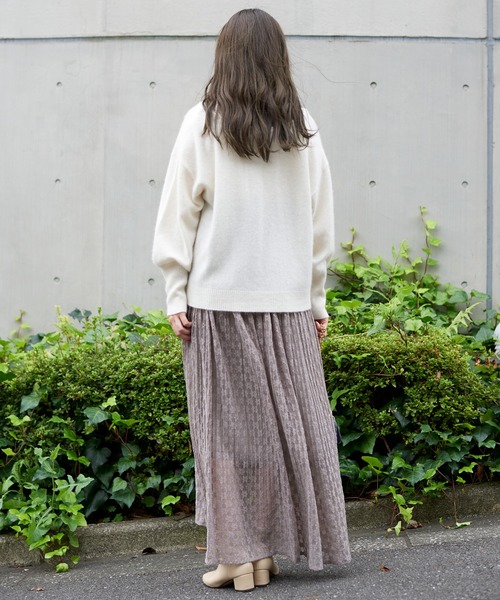 flower(フラワー)の「フラッフニットカーディガン(カーディガン/ボレロ・レディース・ブラウン/グレー/ピンク/ブルー/アイボリー・FREE)」の22枚目の写真