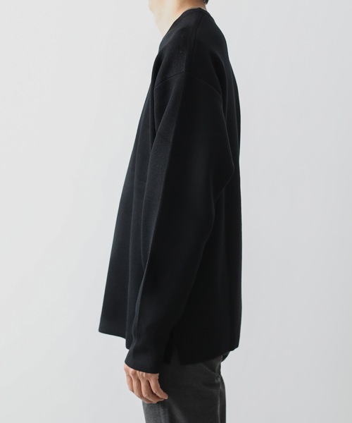 ATTACHMENT（アタッチメント）の「W/Peダブルフェイスニット クルーネックプルオーバー（ニット/セーター・メンズ・ホワイト/ライトブルー/ブラック/グレー/ダークブルー・1/2/3）」の14枚目の写真