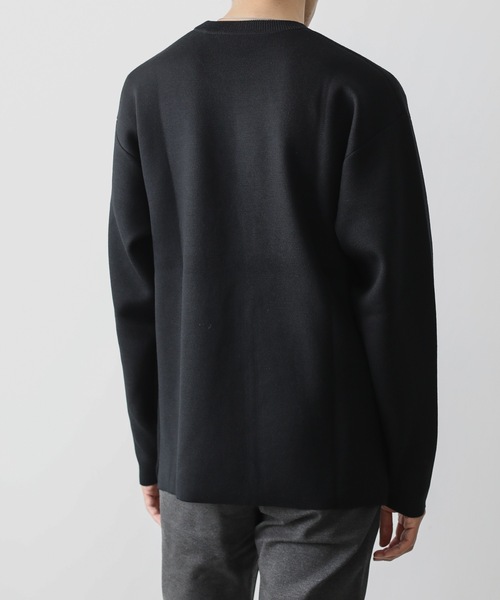 ATTACHMENT（アタッチメント）の「W/Peダブルフェイスニット クルーネックプルオーバー（ニット/セーター・メンズ・ホワイト/ライトブルー/ブラック/グレー/ダークブルー・1/2/3）」の13枚目の写真