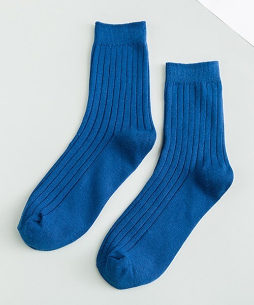 Fun & Daily（ファンアンドデイリー）の「F&D : クラシックカラーソックス（ソックス/靴下・メンズ・イエロー/ブルー/ブラック/グリーン/オレンジ/ホワイト/ライトグレー/ブラウン/ネイビー/チャコールグレー・FREE）」の9枚目の写真