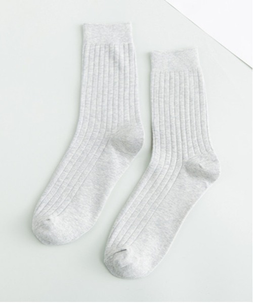 Fun & Daily（ファンアンドデイリー）の「F&D : クラシックカラーソックス（ソックス/靴下・メンズ・イエロー/ブルー/ブラック/グリーン/オレンジ/ホワイト/ライトグレー/ブラウン/ネイビー/チャコールグレー・FREE）」の5枚目の写真