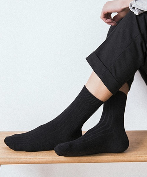 Fun & Daily（ファンアンドデイリー）の「F&D : クラシックカラーソックス（ソックス/靴下・メンズ・イエロー/ブルー/ブラック/グリーン/オレンジ/ホワイト/ライトグレー/ブラウン/ネイビー/チャコールグレー・FREE）」の11枚目の写真