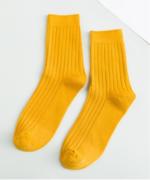 Fun & Daily（ファンアンドデイリー）の「F&D : クラシックカラーソックス（ソックス/靴下・メンズ・イエロー/ブルー/ブラック/グリーン/オレンジ/ホワイト/ライトグレー/ブラウン/ネイビー/チャコールグレー・FREE）」の18枚目の写真