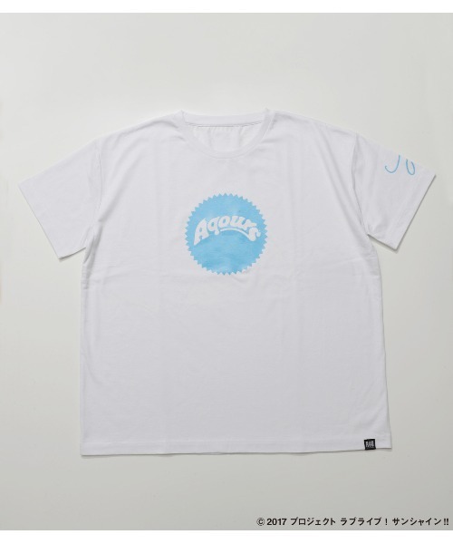 R4g アールフォージー の ラブライブ サンシャイン Aqours Logo Tee You Tシャツ カットソー Wear