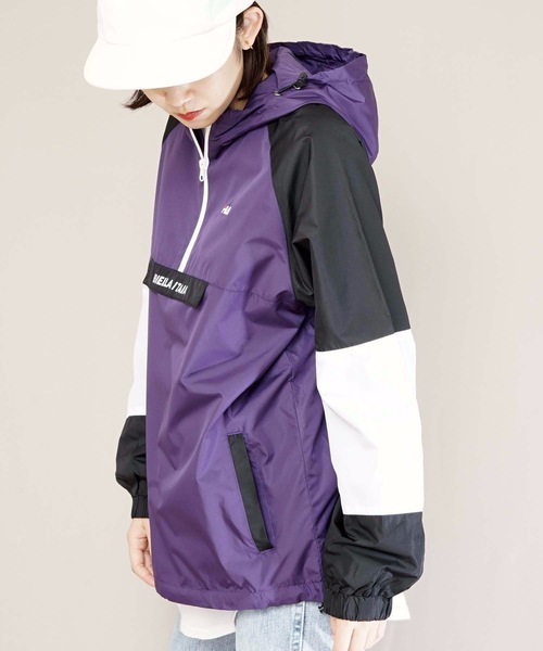 FILA フィラ 切替アノラックパーカー パープル FILA（フィラ）の「【FILA/フィラ】切替アノラックパーカー