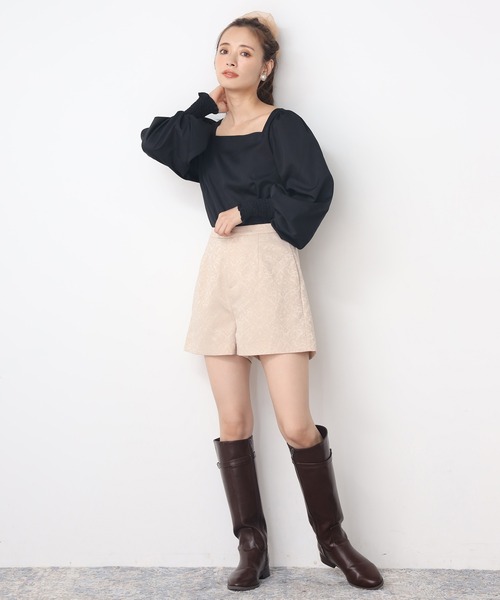 one after another NICE CLAUP(ワンアフターアナザーナイスクラップ)の「シンプルショートパンツ(その他パンツ・レディース・ブラウン/ブラック/ベージュ/チェック・FREE)」の11枚目の写真