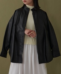 Aunt Marie's | エコレザータックCPOシャツ/AUNT MARIE'S(その他アウター)