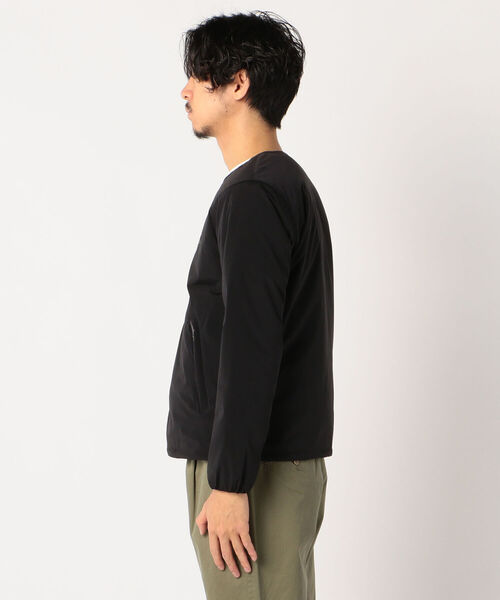 GLOSTER（グロスター）の「【PRIMALOFT / プリマロフト 】インサレーション ノーカラー ジャケット（ブルゾン・メンズ・ブラック/カーキ/ネイビー・L/S/M/XL）」の5枚目の写真