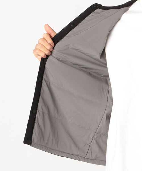 GLOSTER（グロスター）の「【PRIMALOFT / プリマロフト 】インサレーション ノーカラー ジャケット（ブルゾン・メンズ・ブラック/カーキ/ネイビー・L/S/M/XL）」の12枚目の写真