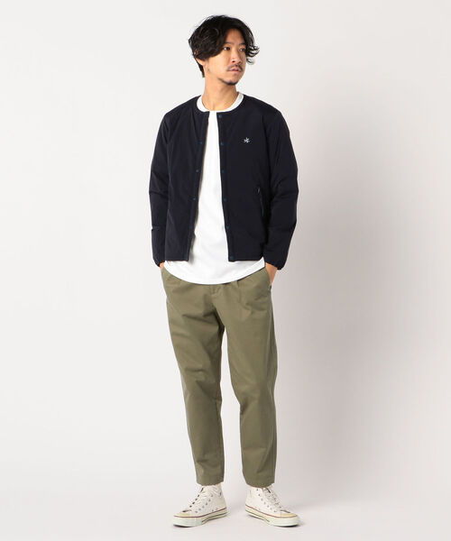 GLOSTER（グロスター）の「【PRIMALOFT / プリマロフト 】インサレーション ノーカラー ジャケット（ブルゾン・メンズ・ブラック/カーキ/ネイビー・L/S/M/XL）」の17枚目の写真