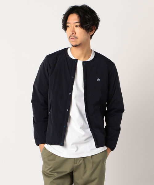 GLOSTER（グロスター）の「【PRIMALOFT / プリマロフト 】インサレーション ノーカラー ジャケット（ブルゾン・メンズ・ブラック/カーキ/ネイビー・L/S/M/XL）」の19枚目の写真