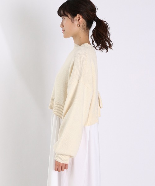 LOWRYS FARM（ローリーズファーム）の「レイヤードフハク２Ｐワンピ　931988（ワンピース・レディース・アイボリー/ブラック/ミント・FREE）」の16枚目の写真