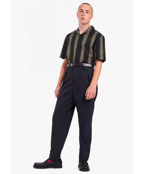 FRED PERRY（フレッドペリー）の「Stripe Revere Collar Shirt（シャツ/ブラウス・メンズ・ブラック・S/M/L/XS）」の6枚目の写真