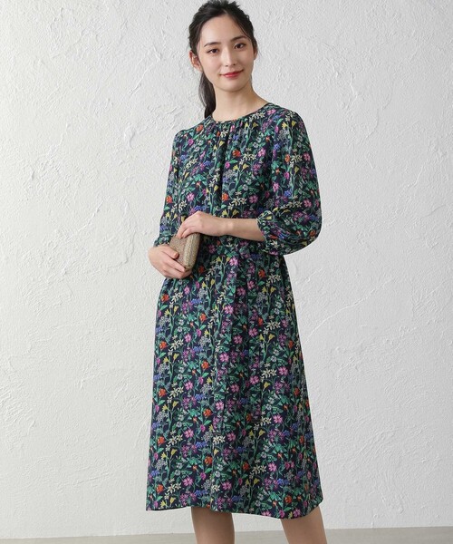 Liberty Lockwoodシルキーツイルワンピース ワンピース Amaca アマカ のファッション通販 Zozotown