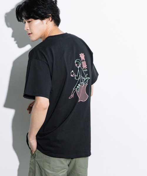FRUIT OF THE LOOM(フルーツオブザルーム)の「はらわたちゅん子コラボTEE / Tシャツ / 半袖 / カジュアル / バック / プリント / ユニセックス(Tシャツ/カットソー・メンズ・ホワイト/ブラック・S/M/L/XL)」の8枚目の写真