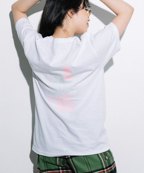 FRUIT OF THE LOOM(フルーツオブザルーム)の「はらわたちゅん子コラボTEE / Tシャツ / 半袖 / カジュアル / バック / プリント / ユニセックス(Tシャツ/カットソー・メンズ・ホワイト/ブラック・S/M/L/XL)」の6枚目の写真