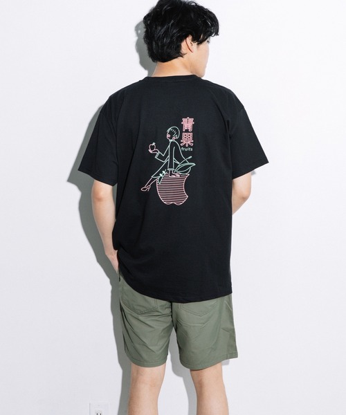 FRUIT OF THE LOOM(フルーツオブザルーム)の「はらわたちゅん子コラボTEE / Tシャツ / 半袖 / カジュアル / バック / プリント / ユニセックス(Tシャツ/カットソー・メンズ・ホワイト/ブラック・S/M/L/XL)」の11枚目の写真