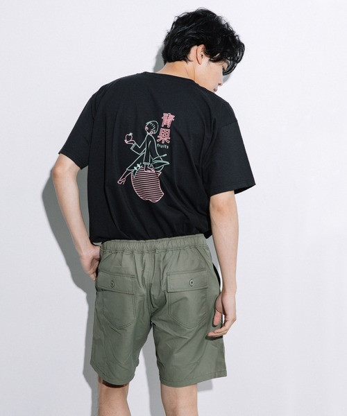 FRUIT OF THE LOOM(フルーツオブザルーム)の「はらわたちゅん子コラボTEE / Tシャツ / 半袖 / カジュアル / バック / プリント / ユニセックス(Tシャツ/カットソー・メンズ・ホワイト/ブラック・S/M/L/XL)」の12枚目の写真