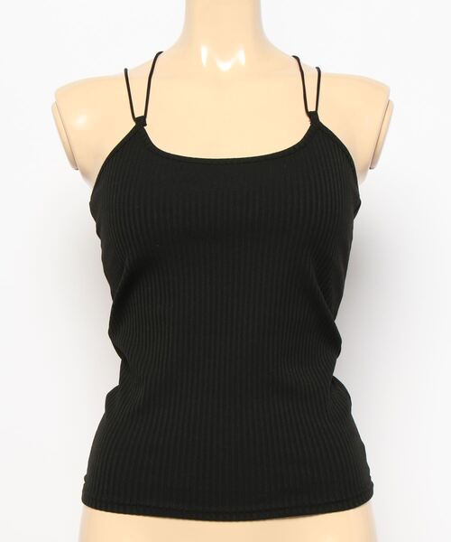 COLONY 2139（コロニートゥーワンスリーナイン）の「【WEB限定】カップ付きテレコバッククロスキャミソール(パット取り外し可)（キャミソール・レディース・ブラック/ベージュ/ブラウン/オフホワイト/モカ・FREE）」の13枚目の写真