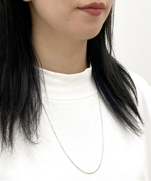 apres jour mignon(アプレジュールミニョン)の「【apresjour mignon×ARIAZ】アソートチェーンマスクストラップ(ネックレス・レディース・シルバー/ブラック/ナチュラル/ゴールド/ホワイト/ライトグレー・ONESIZE)」の7枚目の写真