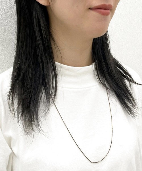 apres jour mignon(アプレジュールミニョン)の「【apresjour mignon×ARIAZ】アソートチェーンマスクストラップ(ネックレス・レディース・シルバー/ブラック/ナチュラル/ゴールド/ホワイト/ライトグレー・ONESIZE)」の8枚目の写真