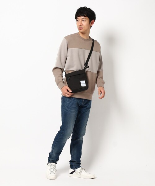 THE SHOP TK (ザ ショップ ティーケー )の「◆シンセティック縦型ショルダーバッグ(ショルダーバッグ・メンズ・ブラック/キャメル/ベビーピンク/グリーン系・00)」の7枚目の写真