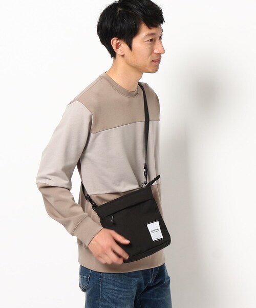 THE SHOP TK (ザ ショップ ティーケー )の「◆シンセティック縦型ショルダーバッグ(ショルダーバッグ・メンズ・ブラック/キャメル/ベビーピンク/グリーン系・00)」の8枚目の写真