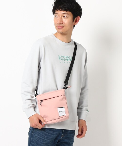 THE SHOP TK (ザ ショップ ティーケー )の「◆シンセティック縦型ショルダーバッグ(ショルダーバッグ・メンズ・ブラック/キャメル/ベビーピンク/グリーン系・00)」の10枚目の写真