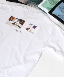 CONVERSE（コンバース）の「CONVERSE/コンバース USA オールスターイラストフォト バックプリント 無地Tシャツ（Tシャツ/カットソー・メンズ）」