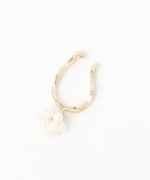 studio CLIP（スタディオクリップ）の「1P揺れパールツイストイヤーカフ（イヤーカフ・レディース・その他2/その他1・FREE）」の2枚目の写真