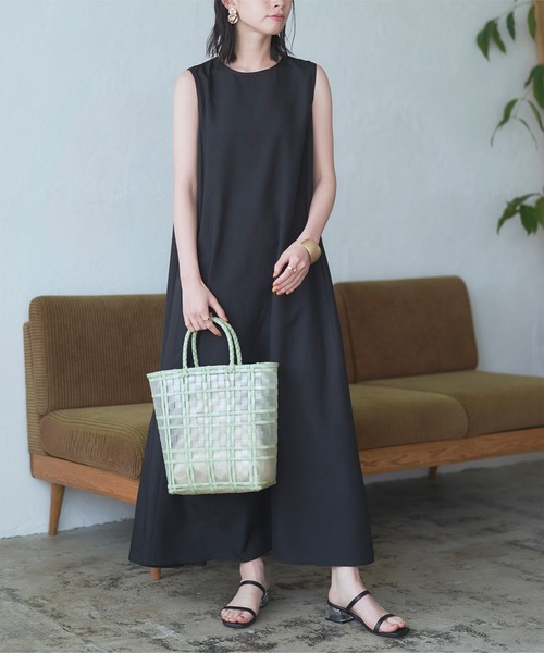 titivate（ティティベイト）の「ｸﾘｱﾁｪｯｸﾊﾞｽｹｯﾄﾊﾞｯｸﾞ（ハンドバッグ・レディース・ミント/ブラウン/ベージュ・F）」の15枚目の写真