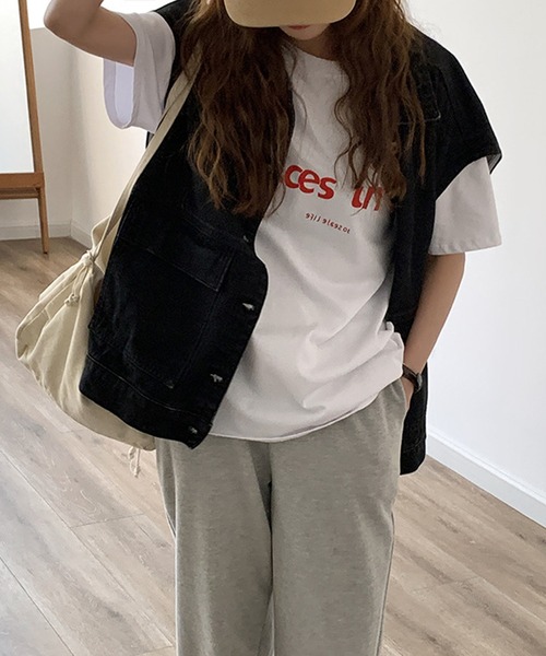 aimoha（アイモハ）の「オーバーデニムベスト（ベスト・レディース・ブラック/ブルー・FREE）」の17枚目の写真