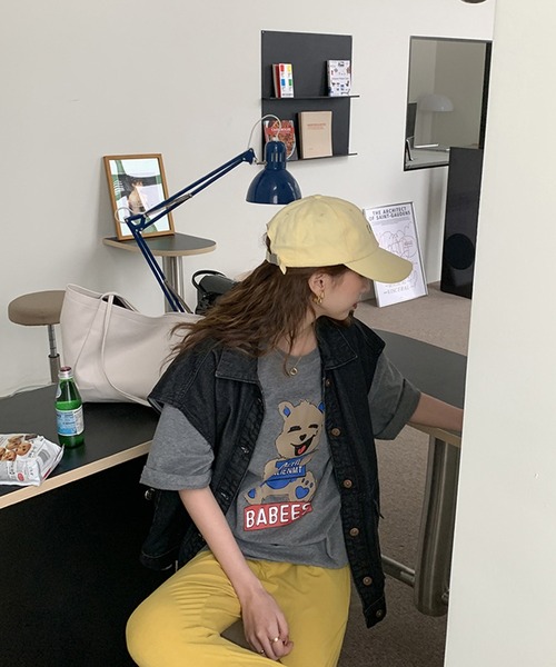 aimoha（アイモハ）の「オーバーデニムベスト（ベスト・レディース・ブラック/ブルー・FREE）」の12枚目の写真