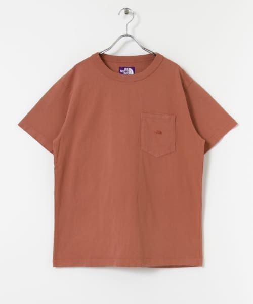 THE NORTH FACE PURPLE LABEL（ザ ノースフェイス パープルレーベル）の「THE NORTH FACE PURPLE LABEL　7oz H/S Pocket Tee（Tシャツ/カットソー・メンズ・オフホワイト/グレー/レッド系その他/ブラック・X-LARGE/MEDIUM/LARGE）」の4枚目の写真