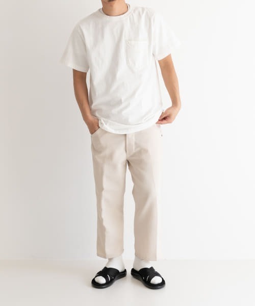 THE NORTH FACE PURPLE LABEL（ザ ノースフェイス パープルレーベル）の「THE NORTH FACE PURPLE LABEL　7oz H/S Pocket Tee（Tシャツ/カットソー・メンズ・オフホワイト/グレー/レッド系その他/ブラック・X-LARGE/MEDIUM/LARGE）」の5枚目の写真