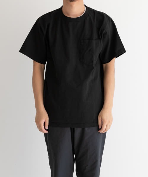 THE NORTH FACE PURPLE LABEL（ザ ノースフェイス パープルレーベル）の「THE NORTH FACE PURPLE LABEL　7oz H/S Pocket Tee（Tシャツ/カットソー・メンズ・オフホワイト/グレー/レッド系その他/ブラック・X-LARGE/MEDIUM/LARGE）」の10枚目の写真