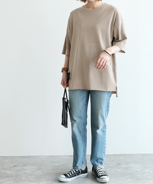 reca(レカ)の「ピグメントプリントTシャツ(Tシャツ/カットソー・レディース・ベージュ/グレー/グリーン・FREE)」の20枚目の写真