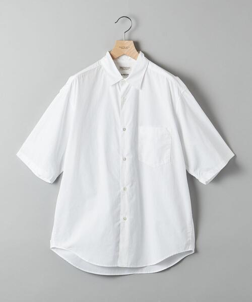 BEAUTY&YOUTH UNITED ARROWS（ビューティーアンドユースユナイテッドアローズ）の「BY TANGO ブロード テーパード シャツ（シャツ/ブラウス・メンズ・ホワイト/ネイビー/ブラウン/グレー・S/M/L/XL）」の2枚目の写真