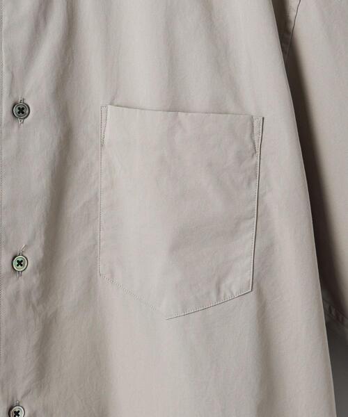BEAUTY&YOUTH UNITED ARROWS（ビューティーアンドユースユナイテッドアローズ）の「BY TANGO ブロード テーパード シャツ（シャツ/ブラウス・メンズ・ホワイト/ネイビー/ブラウン/グレー・S/M/L/XL）」の9枚目の写真